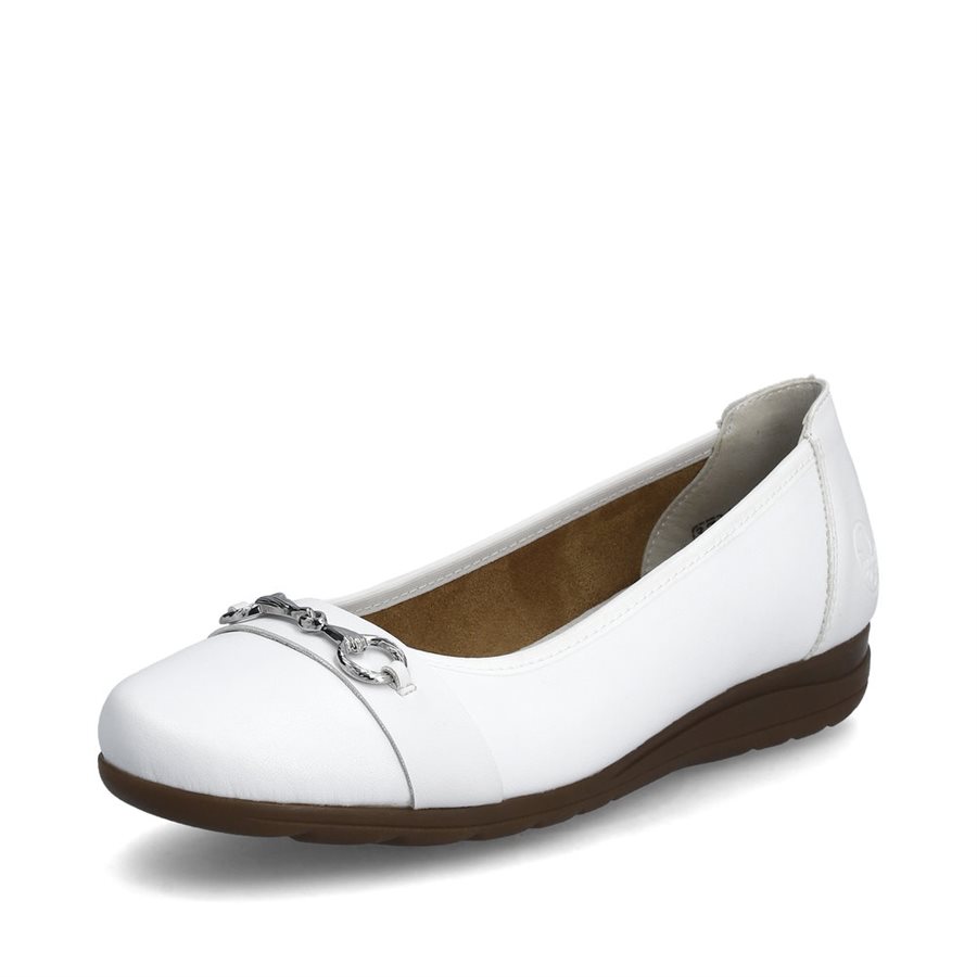 Soulier ballerine blanche L9360 80