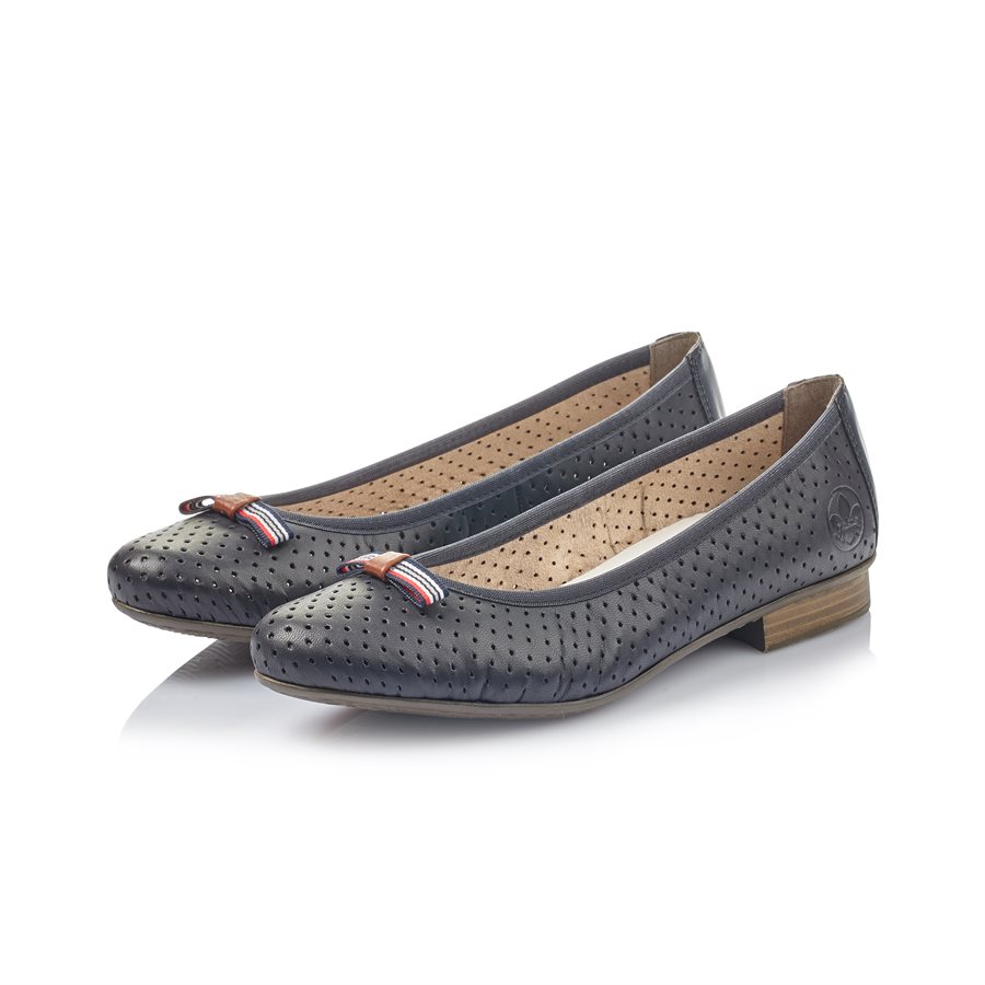 ballerine femme bleu
