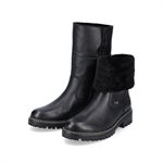 Botte doublée imperméable noire D0B71-01