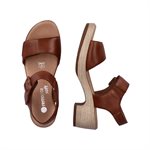 Brown high heel sandal D0N52-24