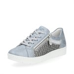 Soulier lacé bleu D5830-12