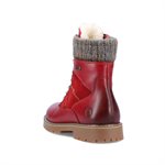 Botte doublée imperméable Rouge D9378-35