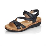 Black sandal R6850-01